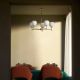 Candelabre, Lustre - Candelabru din alama stil modern Art Deco Spheres