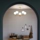 Candelabre, Lustre - Candelabru din alama stil modern Art Deco Spheres