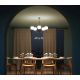 Candelabre, Lustre - Candelabru din alama stil modern Art Deco Spheres