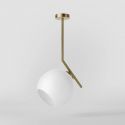 Lustra din alama stil modern Art Deco Spheres
