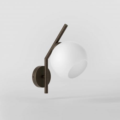 Aplice, corpuri de iluminat pentru pereti - Aplica de perete din alama stil modern Art Deco Spheres