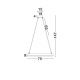 Candelabre, Lustre - Lustra LED suspendata design decorativ GLOREE D-75cm