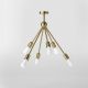 Lustre aplicate - Lustra din alama cu 6 surse de lumina Sputnik