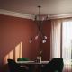 Pendule, Lustre suspendate - Lustra din alama cu 12 surse de lumina Sputnik