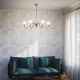 Candelabre, Lustre - Candelabru din alama stil modern Art Deco Incanto