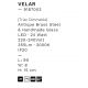 Aplice, corpuri de iluminat pentru pereti - Aplica de perete LED design decorativ VELAR