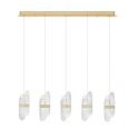 Lustra LED suspendata liniara design decorativ LUCIEN 3000K