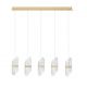Pendule, Lustre suspendate - Lustra LED suspendata liniara design decorativ LUCIEN 3000K