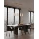 Pendule, Lustre suspendate - Lustra LED suspendata liniara design decorativ LUCIEN 3000K