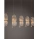 Pendule, Lustre suspendate - Lustra LED suspendata liniara design decorativ LUCIEN 3000K