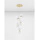 Pendule, Lustre suspendate - Lustra LED suspendata design decorativ LUCIEN 2700K
