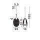 Pendule, Lustre suspendate - Pendul LED design decorativ SHELINA 20