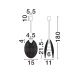 Pendule, Lustre suspendate - Pendul LED design decorativ SHELINA 15