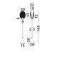 Lampadare - Lampadar/Lampa de podea LED design decorativ SHELINA