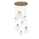 Lustra LED suspendata design decorativ SHELINA D-65cm