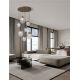 Pendule, Lustre suspendate - Lustra LED suspendata design decorativ SHELINA D-65cm