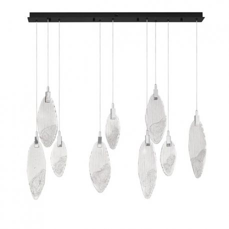 Pendule, Lustre suspendate - Lustra LED suspendata design decorativ SERIQ L-120cm
