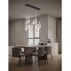 Pendule, Lustre suspendate - Lustra LED suspendata design decorativ SERIQ L-120cm