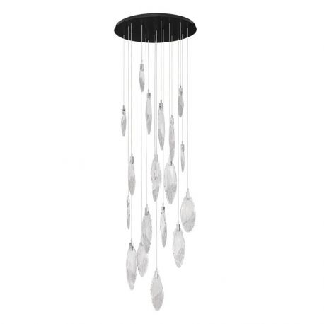 Corpuri de iluminat Lustre pentru casa scarii - Lustra LED XXL suspendata design decorativ SERIQ D-81cm