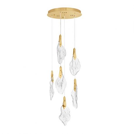 Pendule, Lustre suspendate - Lustra LED suspendata design decorativ BELLINA D-50cm