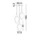 Pendule, Lustre suspendate - Lustra LED suspendata design decorativ BELLINA D-50cm