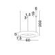 Pendule, Lustre suspendate - Lustra LED suspendata design decorativ VASTER D-60cm