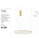 Pendule, Lustre suspendate - Lustra LED suspendata design decorativ VASTER D-60cm