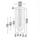 Pendule, Lustre suspendate - Lustra LED suspendata design decorativ TOPAZ