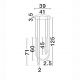 Pendule, Lustre suspendate - Lustra LED suspendata design decorativ TOPAZ