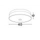 Plafoniere - Plafoniera LED SERITA 40cm