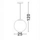 Pendule, Lustre suspendate - Pendul, Lustra suspendata LED SERITA 40cm