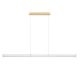 Pendule, Lustre suspendate - Lustra LED 2700K suspendata design liniar PHEME auriu periat