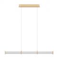 Lustra LED 3000K suspendata design liniar PHEME auriu periat