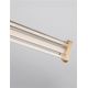 Pendule, Lustre suspendate - Lustra LED 3000K suspendata design liniar PHEME auriu periat