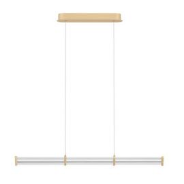 Pendule, Lustre suspendate - Lustra LED 2700K suspendata design liniar PHEME auriu periat