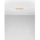 Pendule, Lustre suspendate - Lustra LED 2700K suspendata design liniar PHEME auriu periat