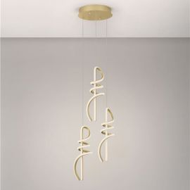 Pendule, Lustre suspendate - Lustra cu 3 pendule LED SOLINE
