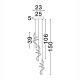 Pendule, Lustre suspendate - Lustra cu 3 pendule LED SOLINE