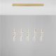 Pendule, Lustre suspendate - Lustra cu 4 pendule LED SOLINE