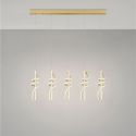 Lustra cu 4 pendule LED SOLINE