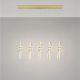 Pendule, Lustre suspendate - Lustra cu 4 pendule LED SOLINE