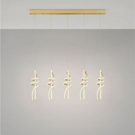 Pendule, Lustre suspendate - Lustra cu 4 pendule LED SOLINE