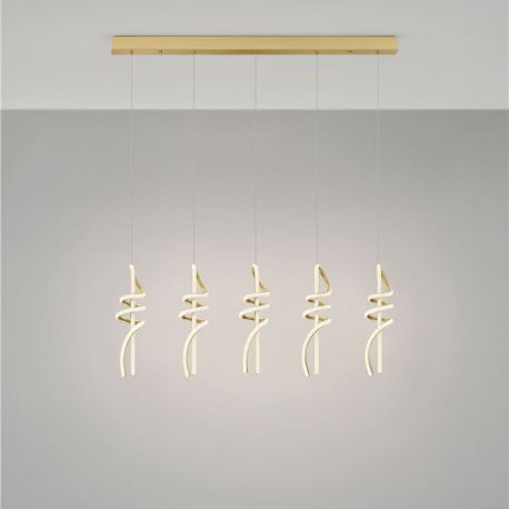 Pendule, Lustre suspendate - Lustra cu 4 pendule LED SOLINE