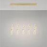 Lustra cu 4 pendule LED SOLINE