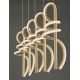 Pendule, Lustre suspendate - Lustra cu 4 pendule LED SOLINE
