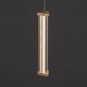 Pendul, Lustra suspendata LED 3000K PHEME auriu periat