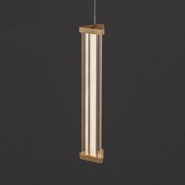 Pendule, Lustre suspendate - Pendul, Lustra suspendata LED 3000K PHEME auriu periat