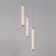 Pendule, Lustre suspendate - Lustra cu 3 pendule LED 3000K PHEME auriu periat
