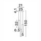 Pendule, Lustre suspendate - Lustra cu 3 pendule LED 3000K PHEME auriu periat