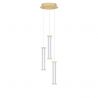 Lustra cu 3 pendule LED 2700K PHEME auriu periat